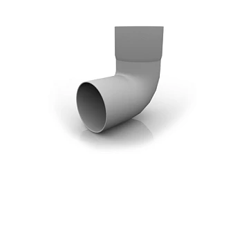 Отводной наконечник,.белый RAL 9010 Ruplast 